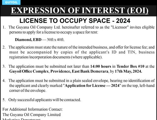 EXPRESSION OF INTEREST (EOI) – LICENSE TO OCCUPY SPACE 2024